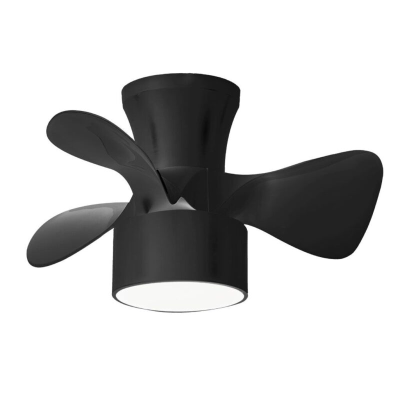 ventilador techo led fly negro jueric